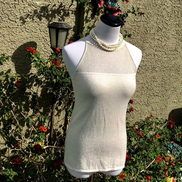 White House Black Market Tops - White House Black Market Shimmering sweater